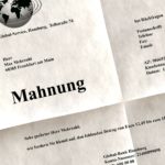 警告通知 / Mahnung をもらったら直ちに行動すべし！