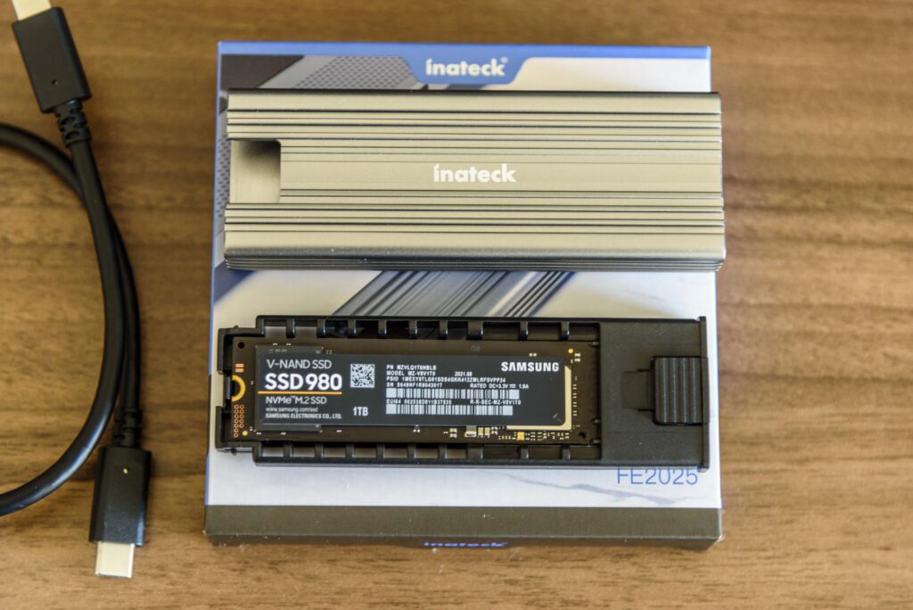 Samsung M.2 SSD にクローン