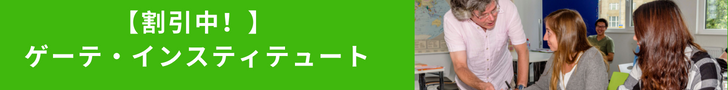 【割引中!】ゲーテ・インスティテュート