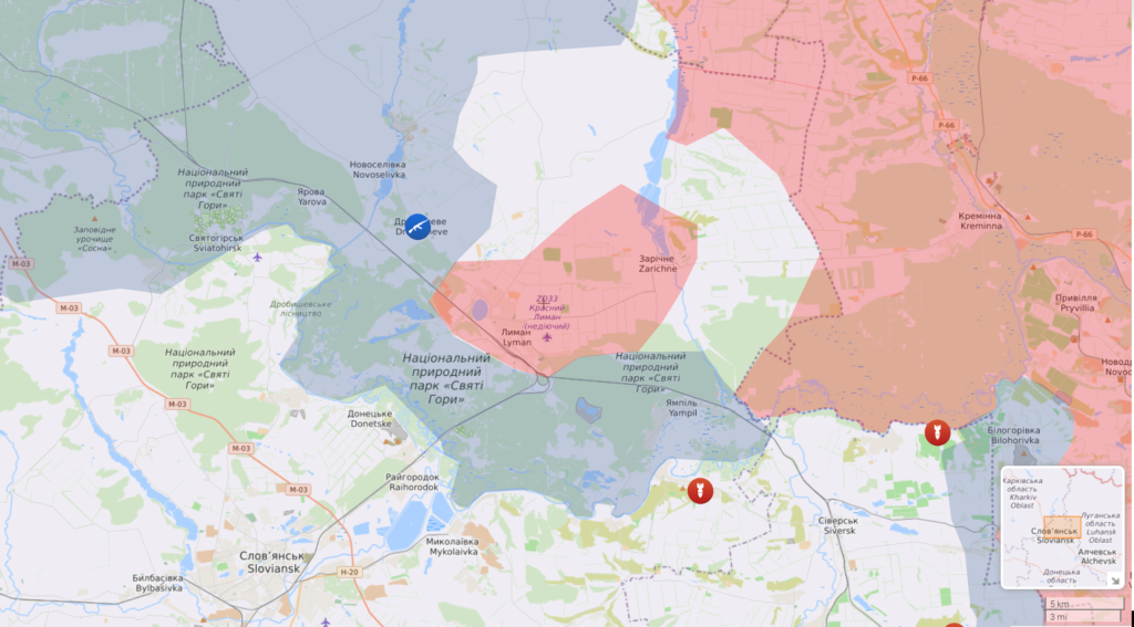 ウクライナ軍の反攻 リマン包囲戦