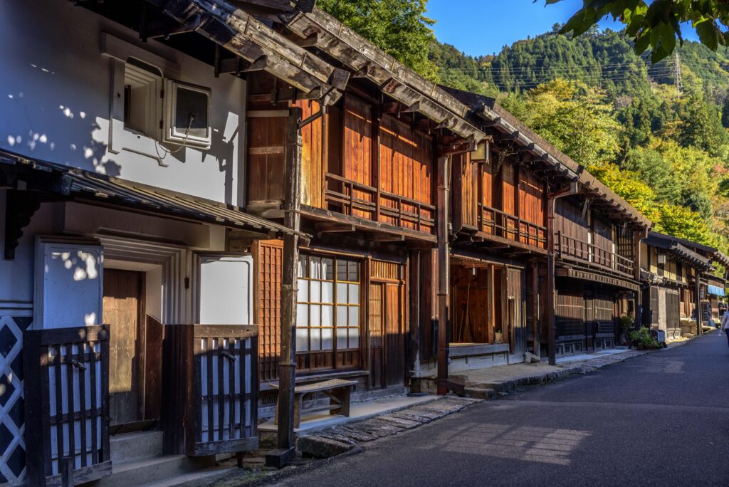 妻籠宿 馬籠宿の影で観光客が来ない宿場町