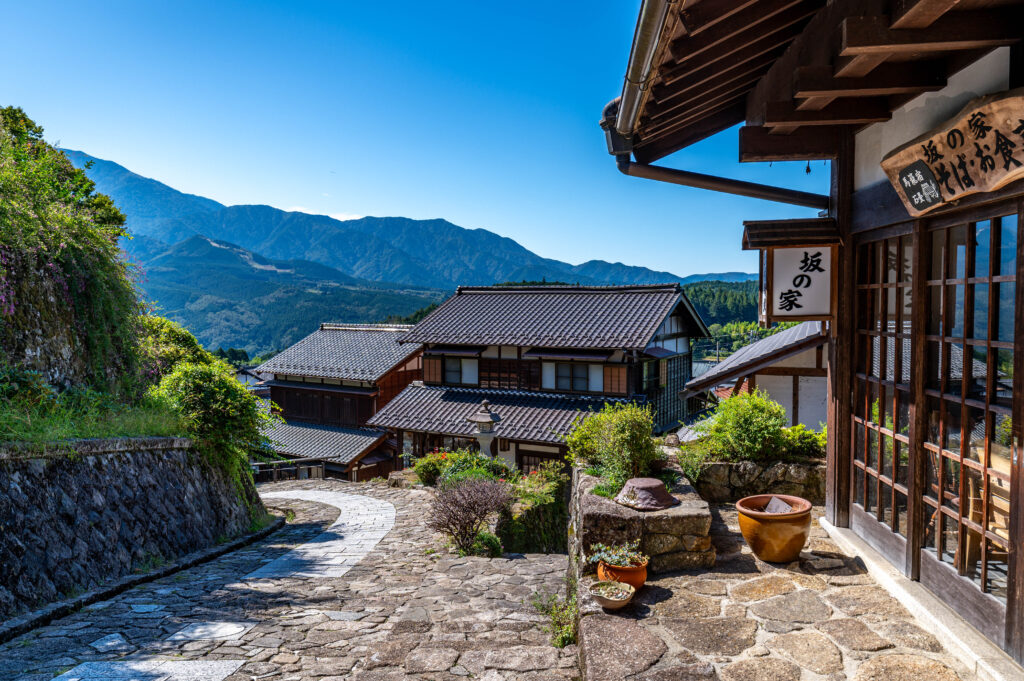 坂の上からの見晴らし