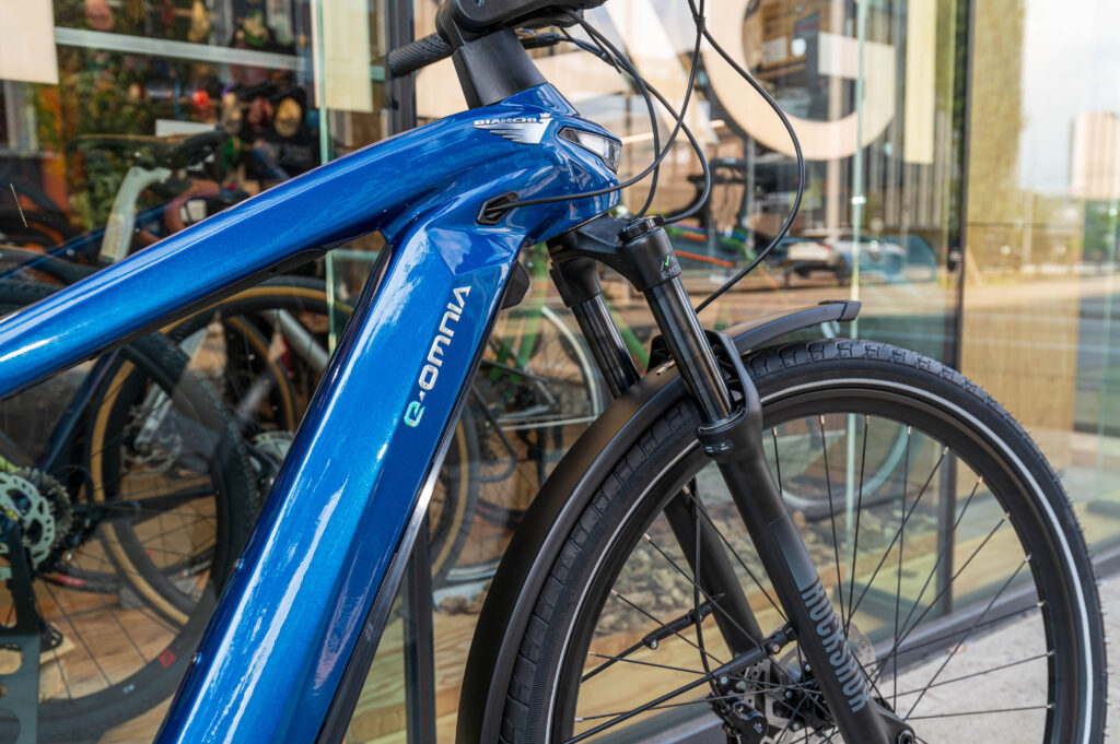 フロント サスペンション　電動自転車