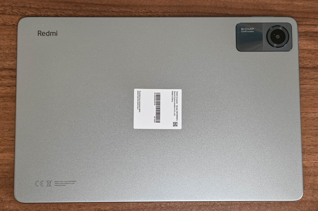 格安タブレット　裏面