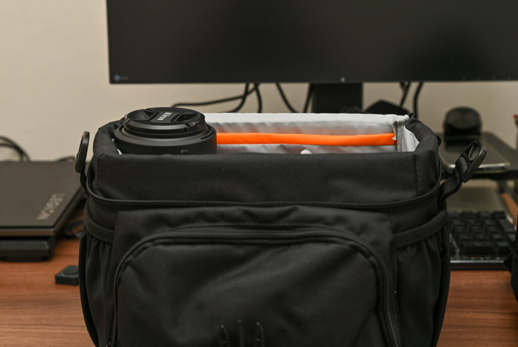 ニコン 70-200mを入れたカメラバック