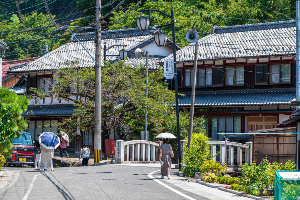 醒ヶ井　市街地の光景