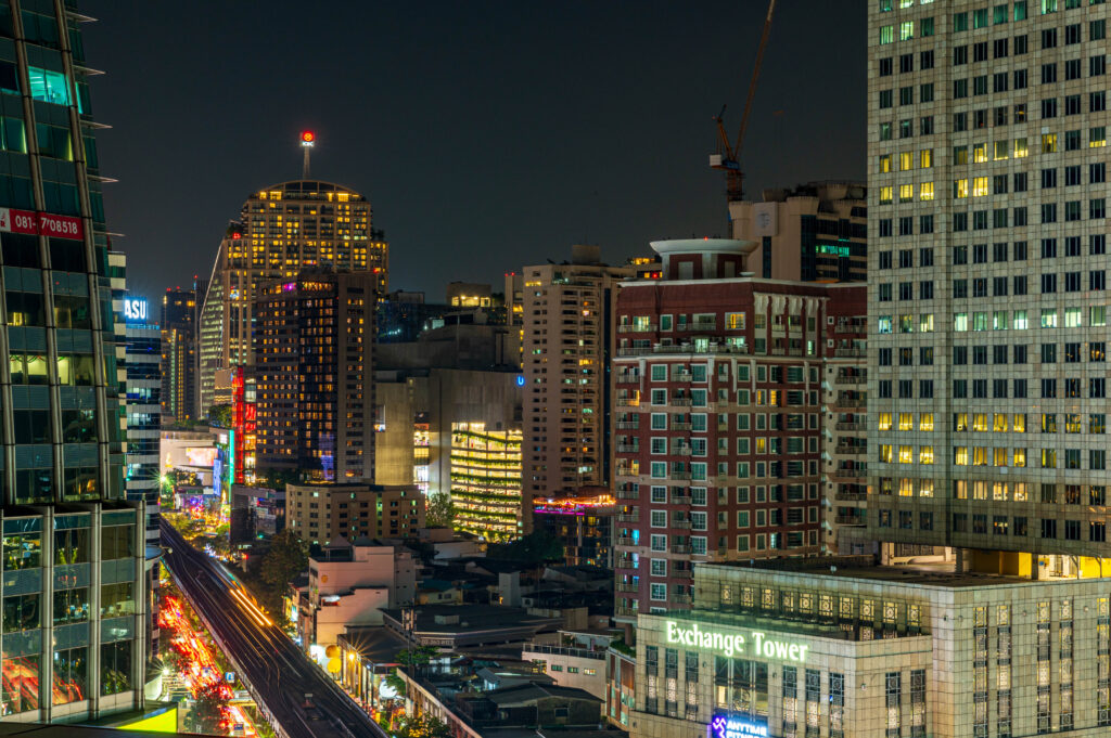 バンコクの夜景