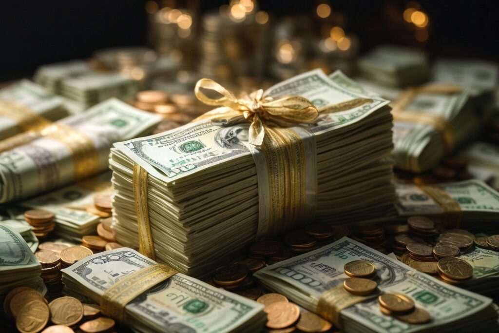 特需景気でDAX 株価爆発 & 利益確保