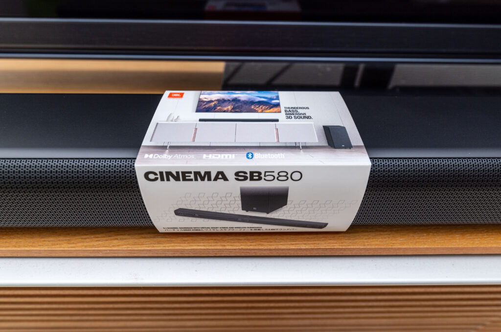 【ガッカリレビュー】JBL サウンドバー CINEMA SB580