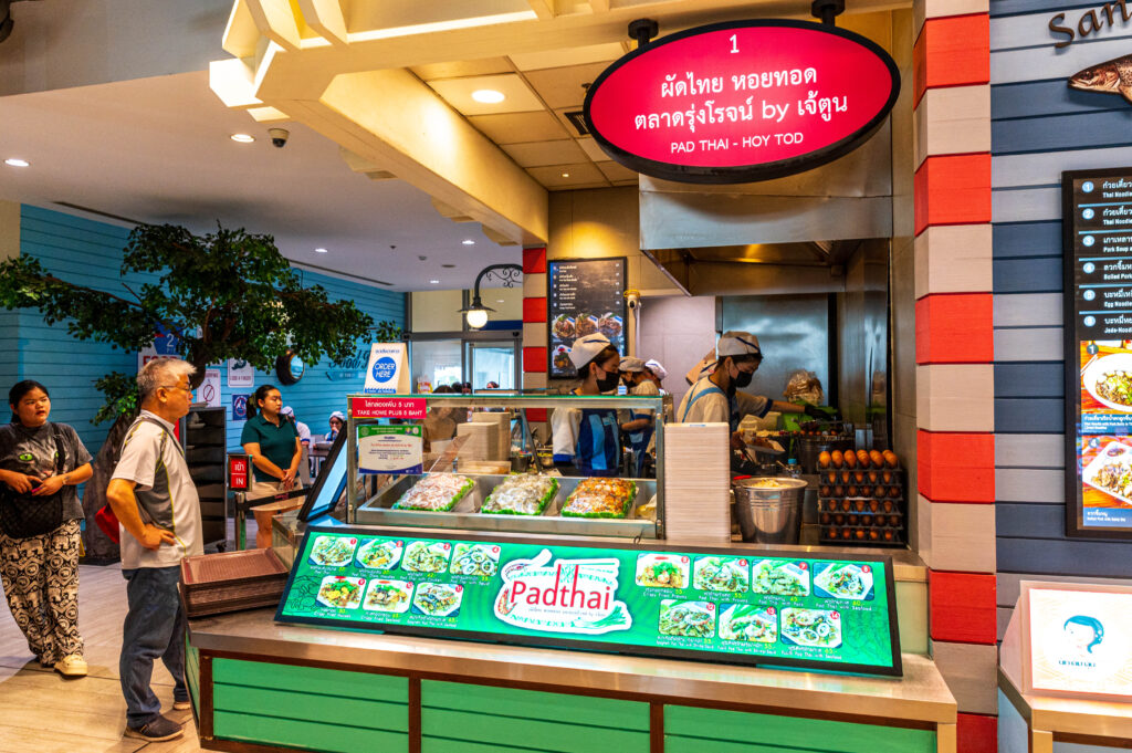 フードコートの飲食店