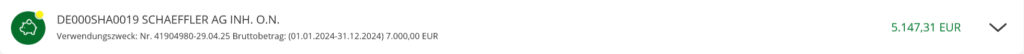 schäffler 配当金
